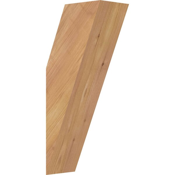 Ekena Millwork 3 1/2"W x 6"D x 14"H Traditional Smooth Knee Brace, Western Red Cedar BRC04X06X14TRA00SWR - main